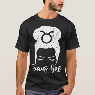 Camiseta Taurus Chica Taurus Zodiac Rótulo Taurus Horoscopi