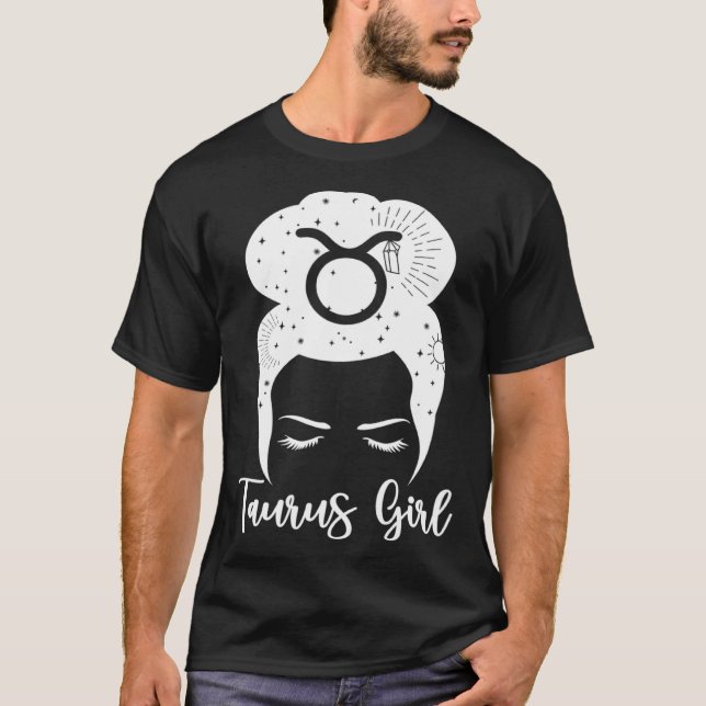 Camiseta Taurus Chica Taurus Zodiac Rótulo Taurus Horoscopi (Anverso)