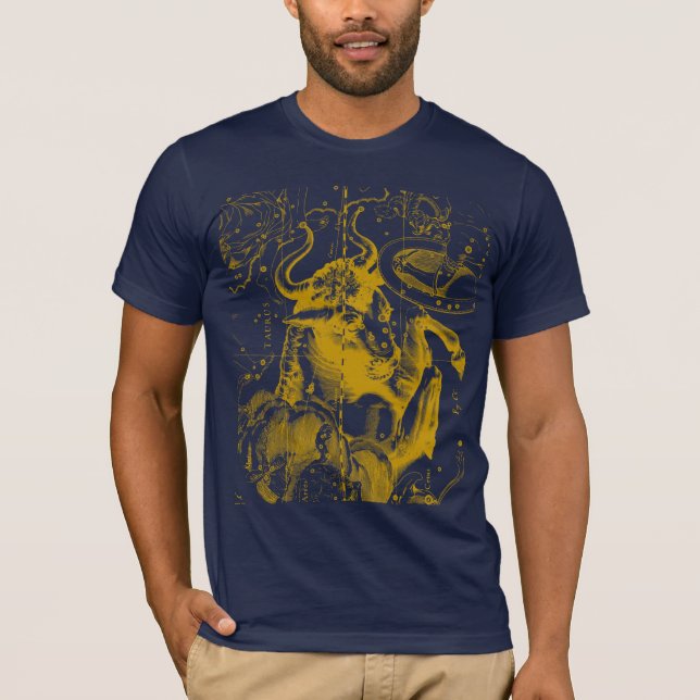 Camiseta Taurus Constellation Hevelius 1690 Moda (Anverso)