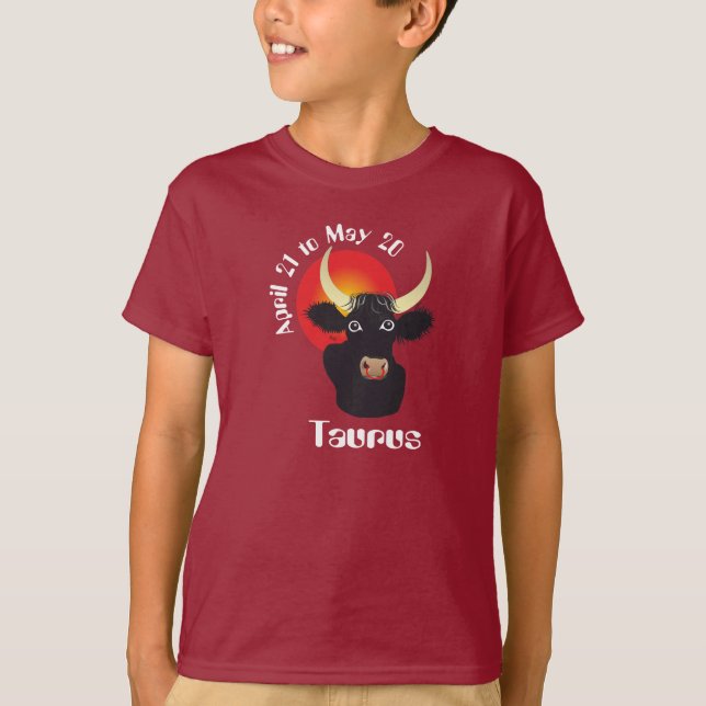 Camiseta Taurus el abril 21 to May 20 (Anverso)
