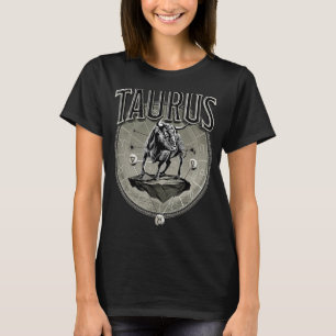 Camiseta Taurus Men Zodiac Rótulo Taurus