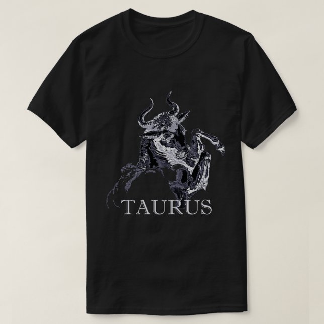 Camiseta Taurus Zodiac Bull Mens Basic (Diseño del anverso)