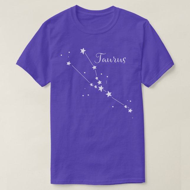 Camiseta Taurus Zodiac Constellation (Diseño del anverso)