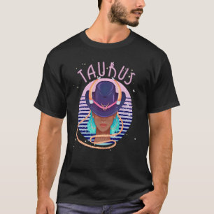 Camiseta Taurus Zodiac Horoscope Rótulo Cumpleaños Tarot As