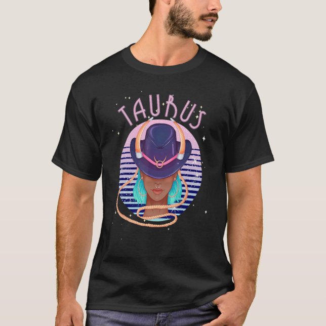 Camiseta Taurus Zodiac Horoscope Rótulo Cumpleaños Tarot As (Anverso)