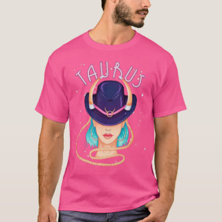 Camiseta Taurus Zodiac Horoscope Rótulo Cumpleaños Tarot As