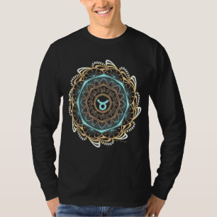 Camiseta Taurus Zodiac Mandala