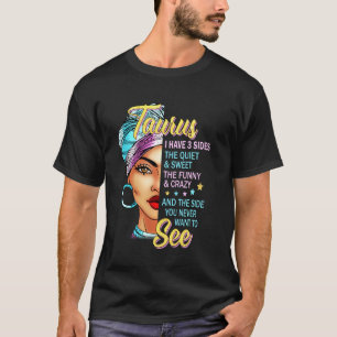 Camiseta Taurus Zodiac Tauro Gráfico De Cumpleaños Tengo 3