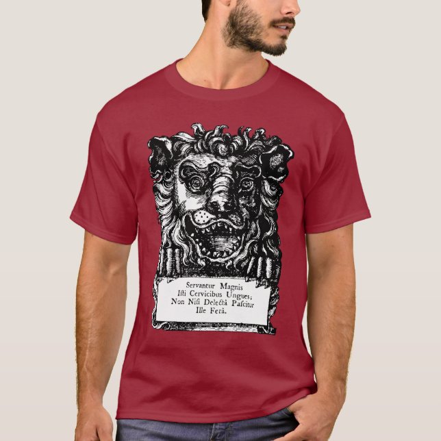 Camiseta Taverna del botón del león de William Hogarth (Anverso)