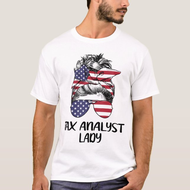 Camiseta Tax Analyst Lady (Anverso)