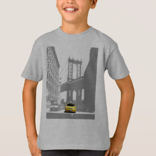Camiseta Taxi amarillo Nueva York Nyc Brooklyn Bridge Boys