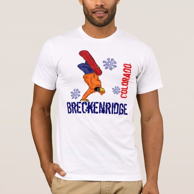 Camiseta Taxi de Breckenridge Colorado (Anverso)