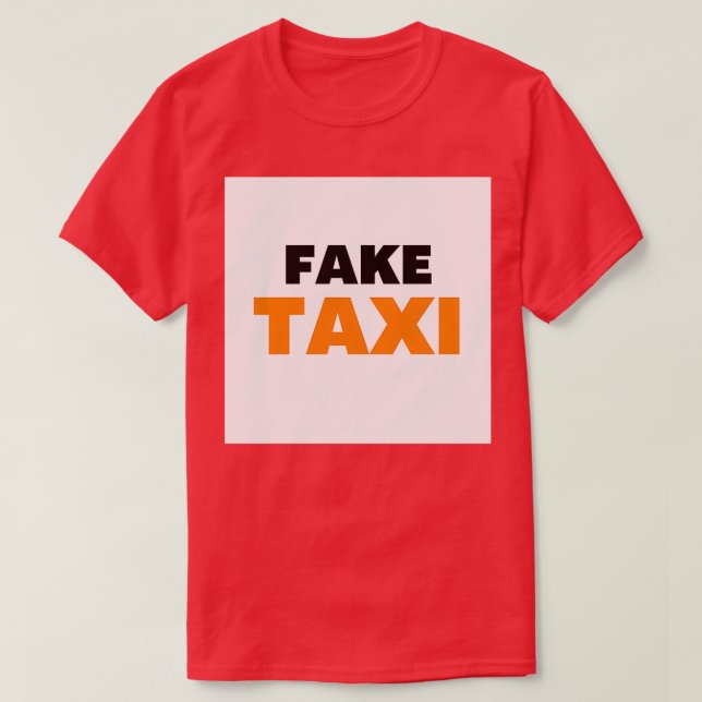 Camiseta Taxi falso (Diseño del anverso)