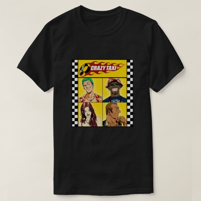 Camiseta Taxi loco  (Diseño del anverso)