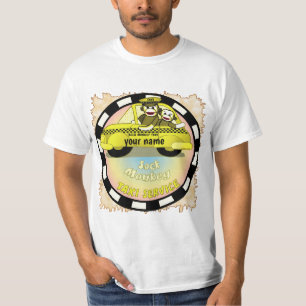 Camiseta Taxi Mono de Calcetín