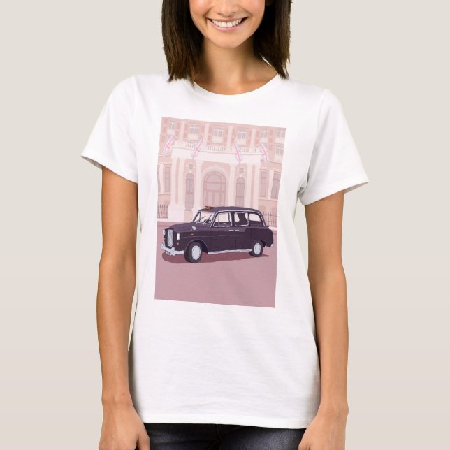 Camiseta Taxi negro de Londres (Anverso)