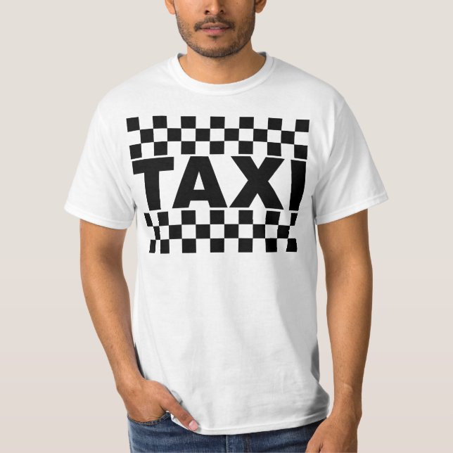Camiseta Taxi ~ Taxi Cab ~ Coche De Alquiler (Anverso)