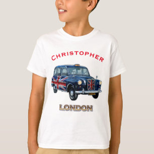 Camiseta Taxicab negro clásico de Londres
