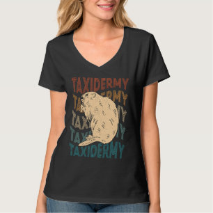 Camiseta Taxidermia Nosotros Taxidermista Retro Castor