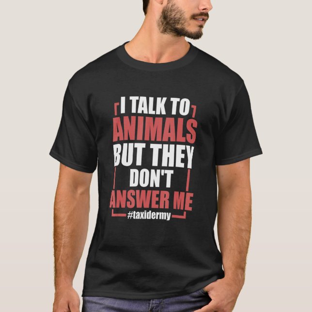 Camiseta Taxidermist Taxidermy_2 (Anverso)