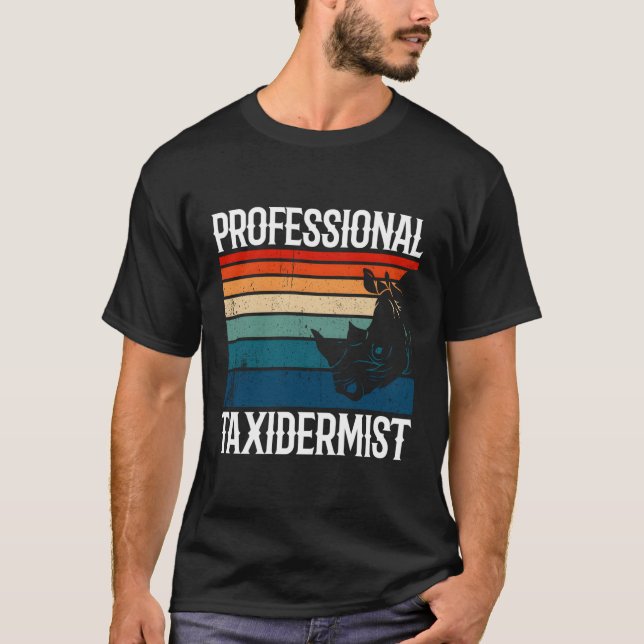 Camiseta Taxidermista profesional (Anverso)