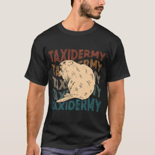Camiseta Taxidermy Us Taxidermist Retro Beaver