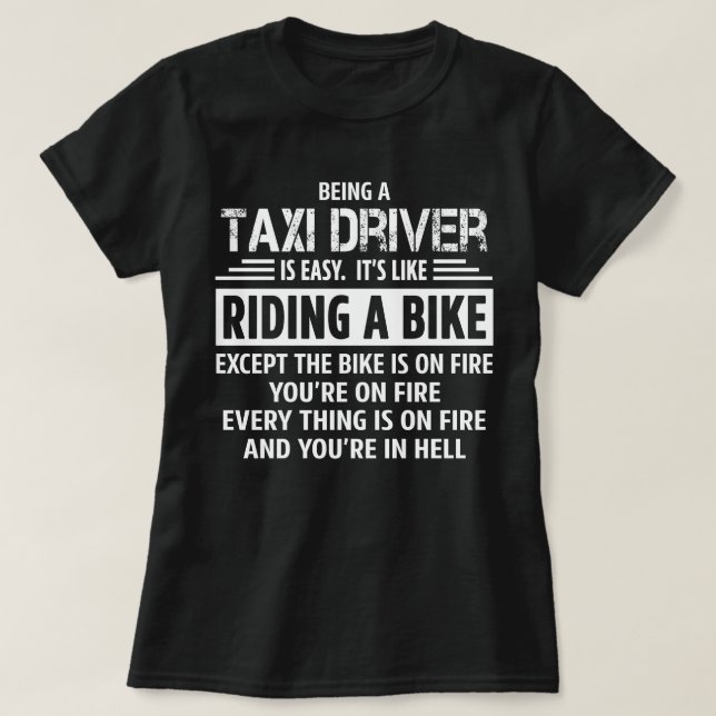 Camiseta Taxista (Diseño del anverso)