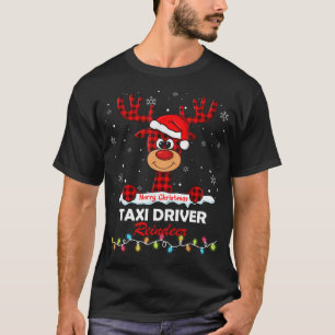 Camiseta Taxista Reno Sombrero de Santa Bufalo Plaid Chris
