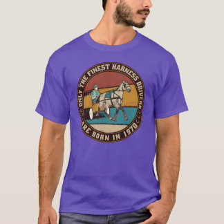 Camiseta Taxistas de caballos nacidos en 1970 amigos de cum