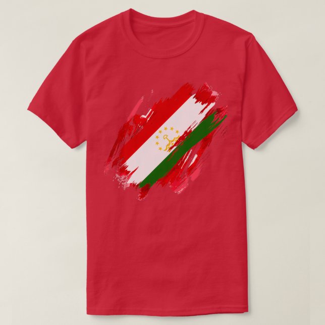 Camiseta Tayikistán (Diseño del anverso)