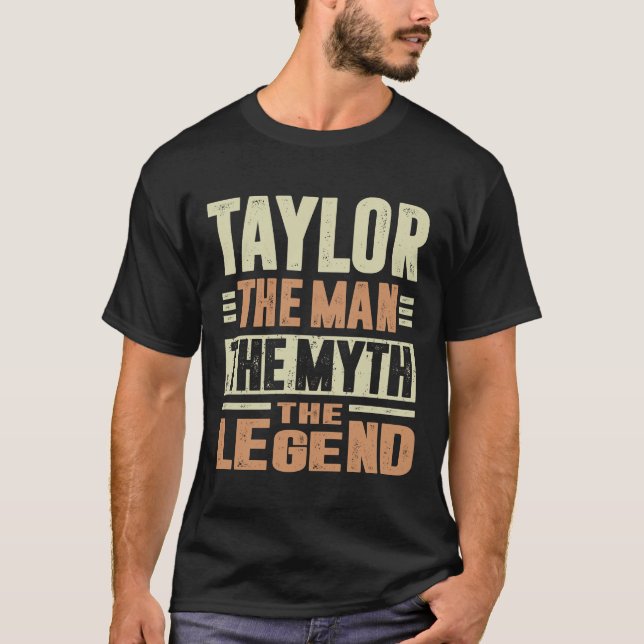 Camiseta Taylor El Hombre El Mito (Anverso)