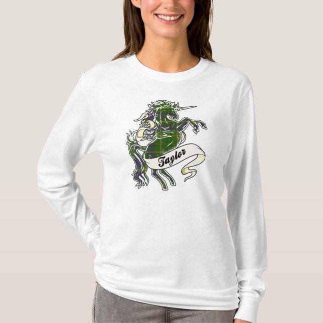 Camiseta Taylor Tartan Unicorn (Anverso)