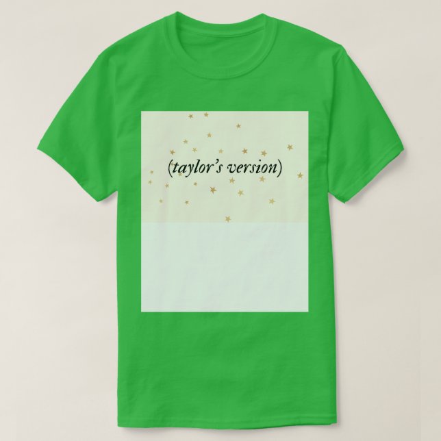 Camiseta taylors versión TShirt 2 (Diseño del anverso)