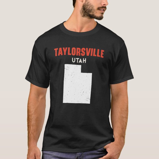 Camiseta Taylorsville Utah USA State America Travel Utahan (Anverso)