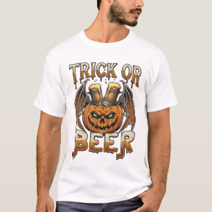 Camiseta Taza De Alas De Esqueleto De Calabaza De Halloween