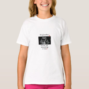 Camiseta Taza de Anuncio de Embarazo Hola Abuela Ultrason