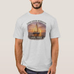 Camiseta Taza de barco de vela al atardecer Navegar gratis<br><div class="desc">Lleva la belleza tranquila del océano a tu espacio con este impresionante lienzo de barco de vela al atardecer. Con un horizonte brillante, agua reluciente y una escena de navegación pacífica, esta obra de arte crea una atmósfera costera relajante en cualquier habitación. Perfecto para hogares de playa, salas de estar,...</div>