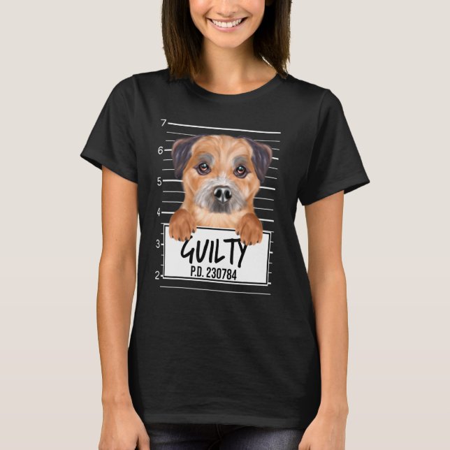 Camiseta Taza de Border Terrier Culpable (Anverso)