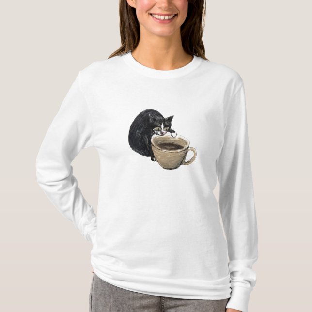 Camiseta Taza de café (Anverso)