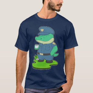 Camiseta Taza de café de cocodrilo