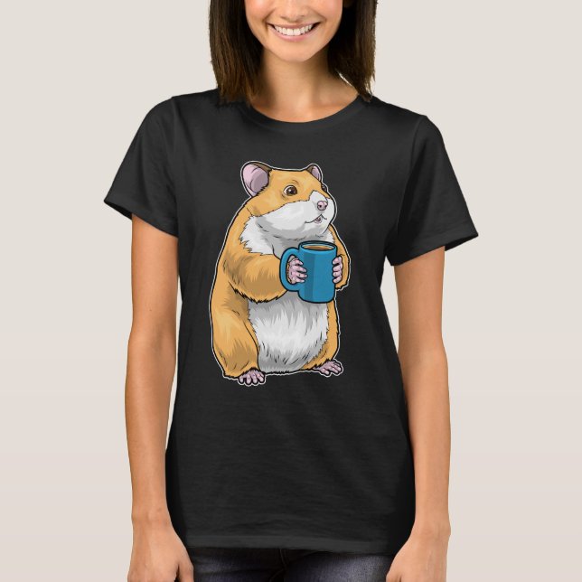 Camiseta Taza de café de hámster (Anverso)