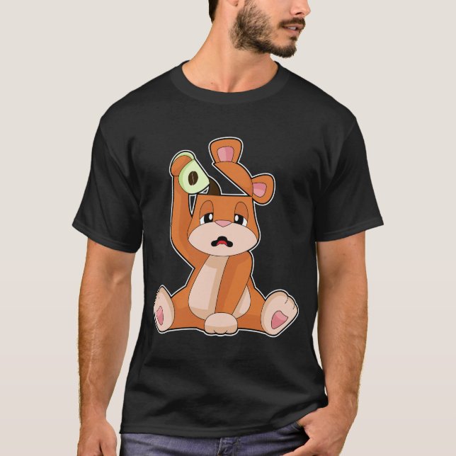 Camiseta Taza de café de oso (Anverso)