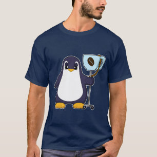 Camiseta Taza de café de pingüino
