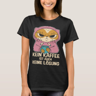 Camiseta Taza de café espresso Sleeping Cat Coffee para hom