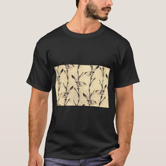 Camiseta Taza de café Pájaros de la Libertad (Anverso)