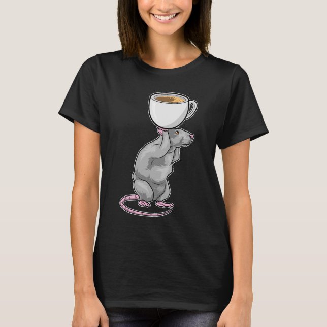 Camiseta Taza de café para ratón (Anverso)