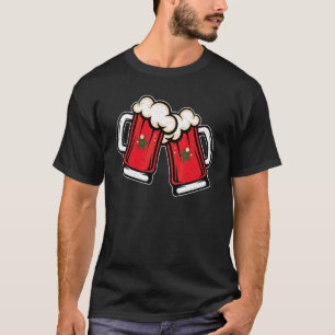 Camiseta Taza de cerveza con bandera de Marruecos Cerveza