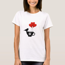 Camiseta Taza de corazones