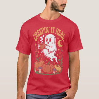 Camiseta Taza de Creepin It Real declara este encantador re