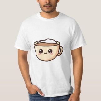 Camiseta Taza De Cumpleaños De Café Kawaii Adorable